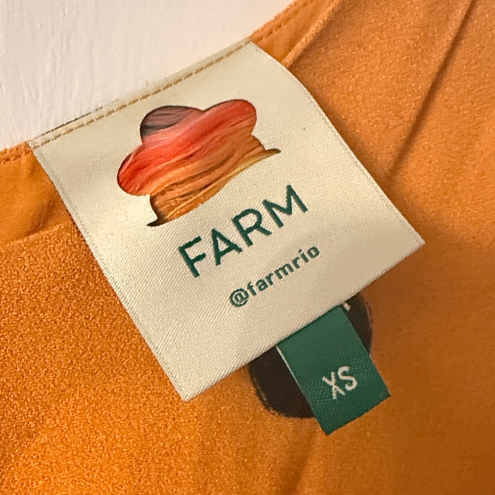 Farm Rio Caramel Banana Dress, Size XS - Picture 7 of 7